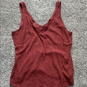 Maurices orange Ribbed Tank Top